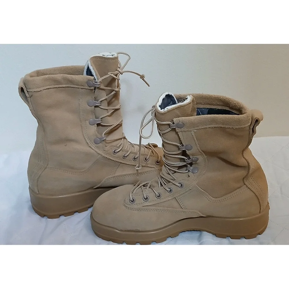 Belleville‎ 775ST Steel Toe Desert Tan GoreTex Combat Military Boots 7.5 No Box
